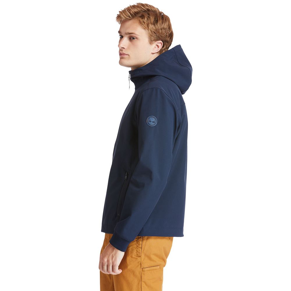 Geaca Timberland Barbati Bleumarin - Mt. Waumbeck Hooded Softshell - Romania - IKOBHC382